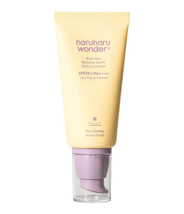 HARUHARU WONDER | BLACK RICE MOISTURE AIRYFIT DAILY SUNSCREEN SPF50+ PA++++
